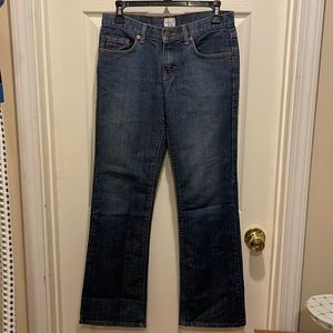 Calvin Klein low rise bootcut jeans